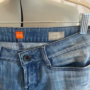Boss blue hipster straight leg jean